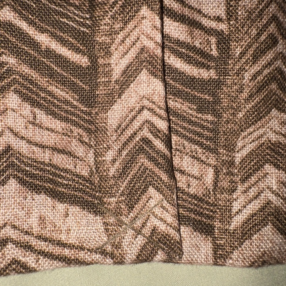 Michael Kors Strapless Brown Patterned Dress - image 4